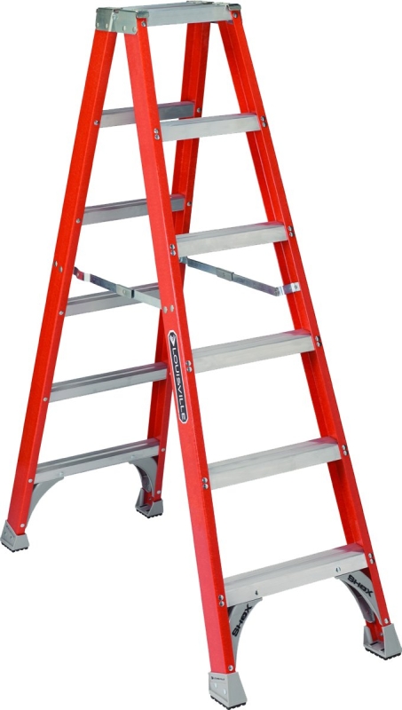 6FT FBGLS TWIN STEPLADDER TYPE 1A