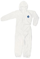 COVERALL TYVEK W/ELASTIC W/ HOOD 2XL