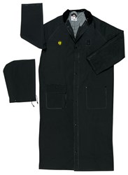RAINCOAT FR 60IN BLK 4XL