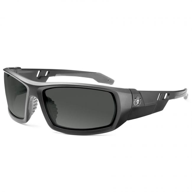 GLASSES SAFETY SKULLERZ ODIN  SMOKE LENS/MATTE BLACK FRAME