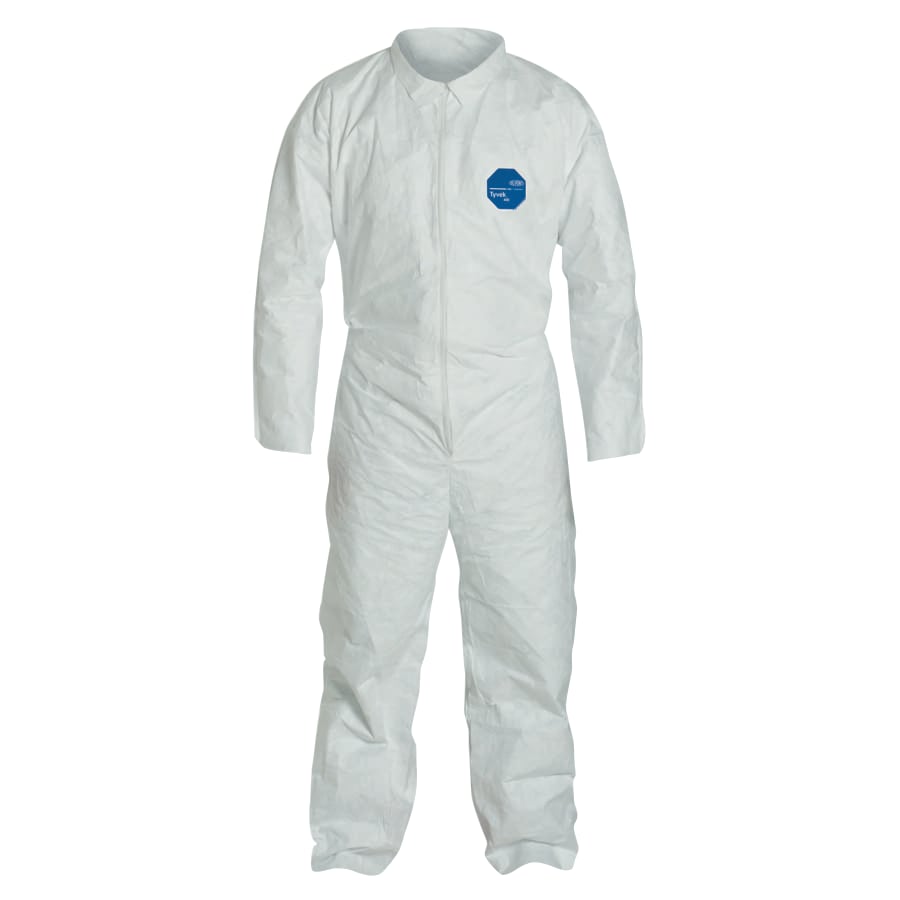 COVERALL 2XL TYVEK NO ELASTIC W/O HOOD