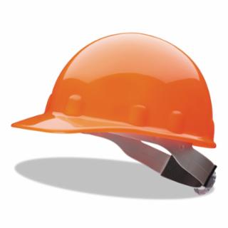 CAP ORANGE SAFETY E2 FIBRE  METAL W/RATCH SUSP
