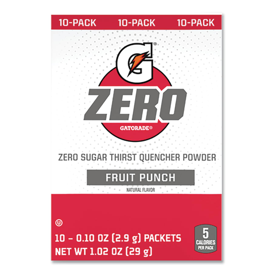GZERO FRUIT PUNCH SINGLE  SERVE STICKS 120/CS
