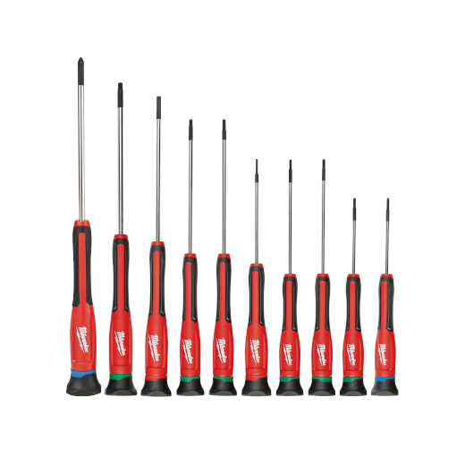 KIT SCREWDRIVER 10PC PRECISION