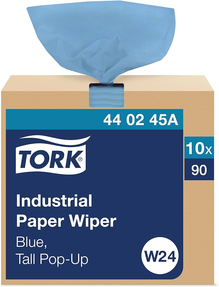 WIPER POP UP BLUE 4-PLY  10 BX/CS