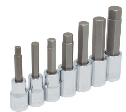 1/2 IN DR CHRM SET HEX TIP  1/4-5/8