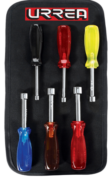 NUT DRIVER SET 6PC SAE 3/16&quot;-1/2