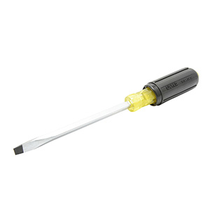 SCREWDRIVER SLOTTED 3/8&quot; X 8&quot; CUSH HDL