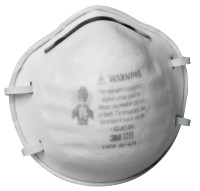 N95 RESPIRATOR, PK20 8200 W/O VALVE