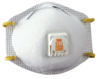 N95 RESPIRATOR PK10 8511 W/VALVE