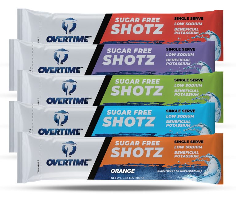 SHOTZ ELECTROLYTE DRINK MIX,  SINGLE SERVE, SUGAR FREE, 
