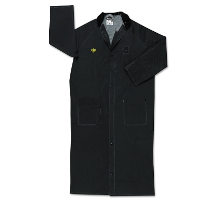 RAINCOAT FR 60IN BLK 2XL