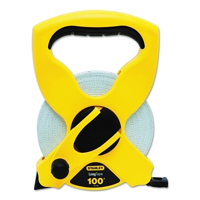 TAPE MEASURE 100FT W/ HANDLE FIBERGLASS