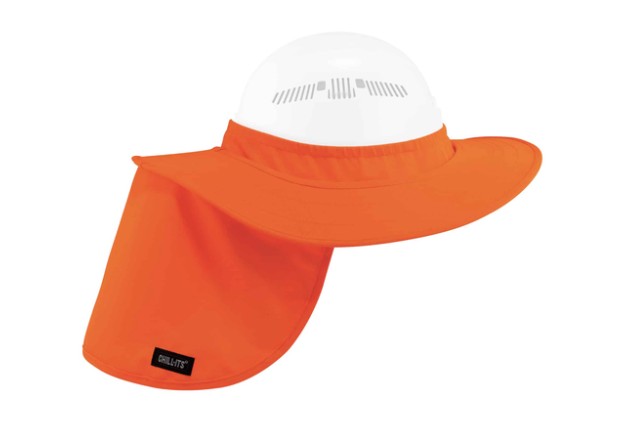 HARDHAT BRIM SHADE ORANGE