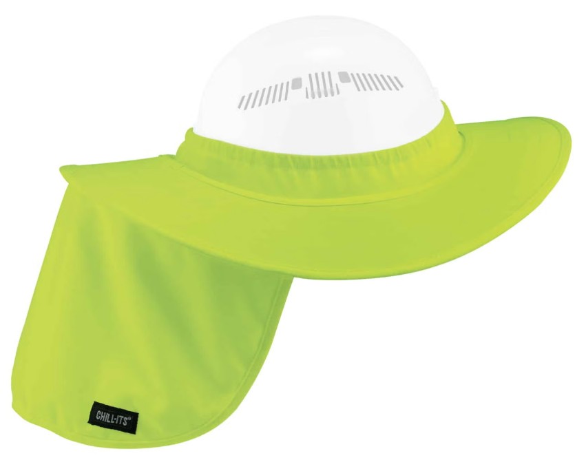 HARDHAT BRIM SHADE LIME